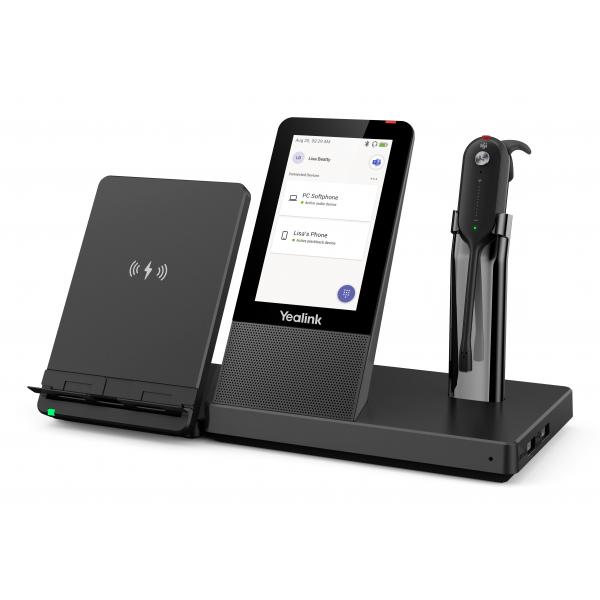 Yealink WH67 Teams Auricolare Wireless A clip, A Padiglione, Passanuca Ufficio Bluetooth Base di ricarica Nero (YEALINK WH67 MONO TEAMS WL HS)