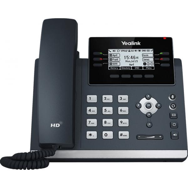 Yealink SIP T42U telefono IP Grigio LCD Wi-Fi (SIP T4 [U] Series T42U PoE - Advanced - Warranty: 24M)