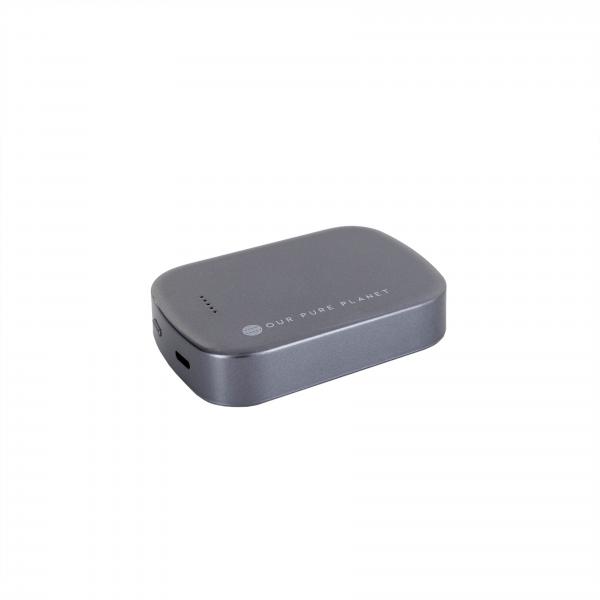 Our Pure Planet OPP138 Caricabatterie per dispositivi mobili Telefono cellulare, Smartphone, Tablet Grigio Batteria Carica wireless Ricarica rapida Interno, Esterno (10000MAH MAGNETIC WIRELESS POWER