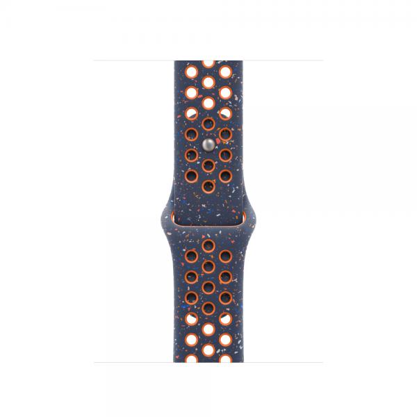 Apple MUUU3ZM/A accessorio indossabile intelligente Band Blu Alluminio, Fluoroelastomero (-APPLE WATCH 41 BLUE FLAME NSB M/L)