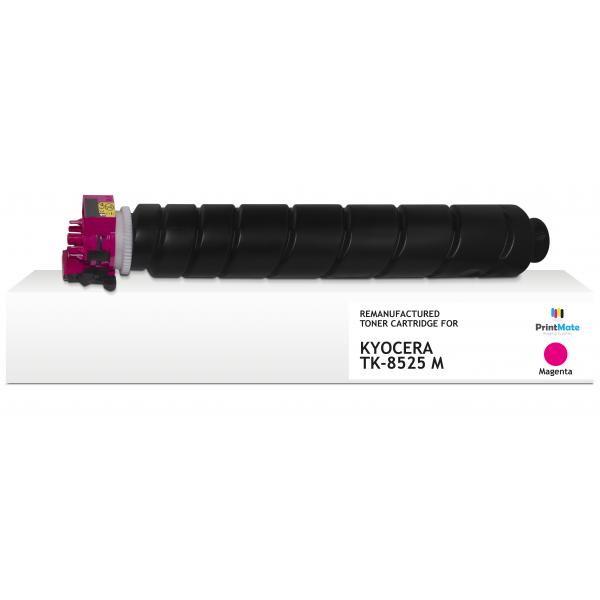 PrintMate K40224F6 cartuccia toner 1 pz Compatibile Magenta (REMANUFACTURED MAGENTA TONER TK-8525M 20000P YIELD)