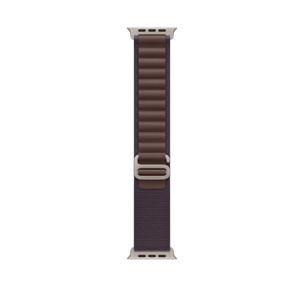 Apple MT5R3ZM/A accessorio indossabile intelligente Band Indaco Poliestere riciclato, Spandex, Titanio (-APPLE WATCH 49 INDIGO ALP L)