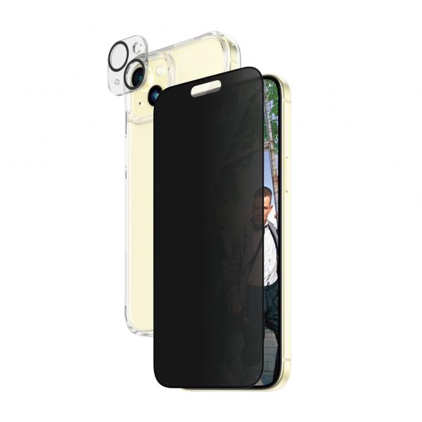 PanzerGlass ® 3-in-1 Privacy Bundle iPhone 15 Plus Pellicola proteggischermo trasparente Apple 1 pz (UWF PRIVACY BUNDLE - IPHONE 15 PLUS)