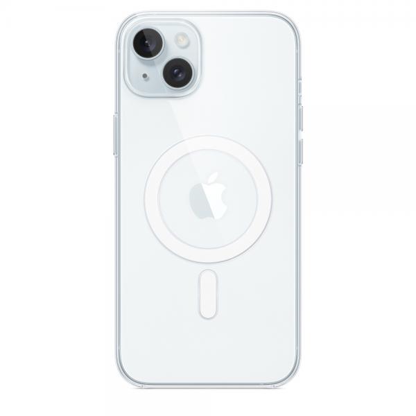 Apple Custodia MagSafe trasparente per iPhone 15 Plus (^IPHONE 15 PLUS CL CASE)