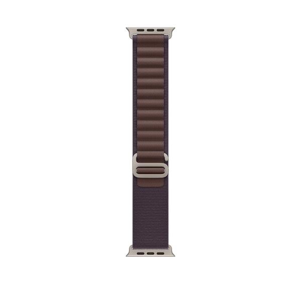 Apple MT5Q3ZM/A accessorio indossabile intelligente Band Indaco Poliestere riciclato, Spandex, Titanio (-APPLE WATCH 49 INDIGO ALP M)