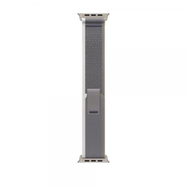 Apple MT603ZM/A accessorio indossabile intelligente Band Verde, Grigio Nylon, Poliestere riciclato, Titanio, Spandex (-APPLE WATCH 49 GREEN/GRAY TL M/L)