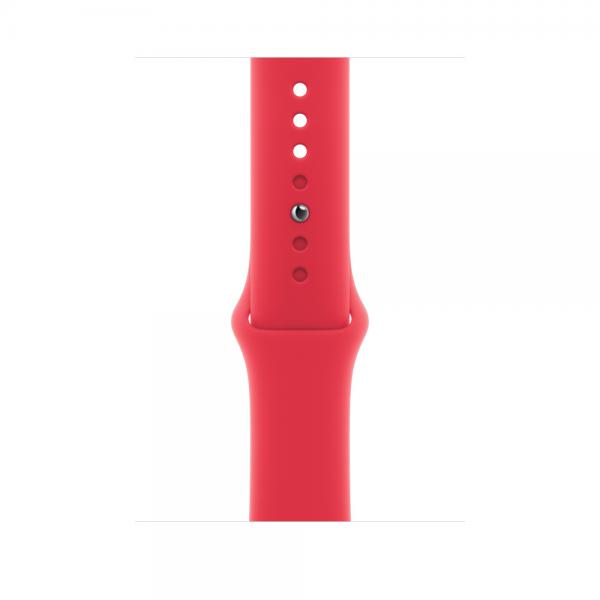 Apple MT3W3ZM/A accessorio indossabile intelligente Band Rosso Fluoroelastomero (-APPLE WATCH 45 RED SB S/M)