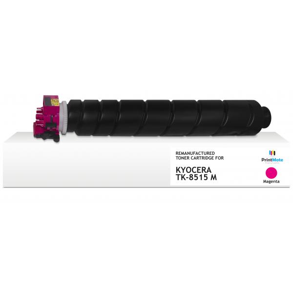 PrintMate K40285F6 cartuccia toner 1 pz Compatibile Magenta (REMANUFACTURED MAGENTA TONER TK8515M 20000P YIELD)