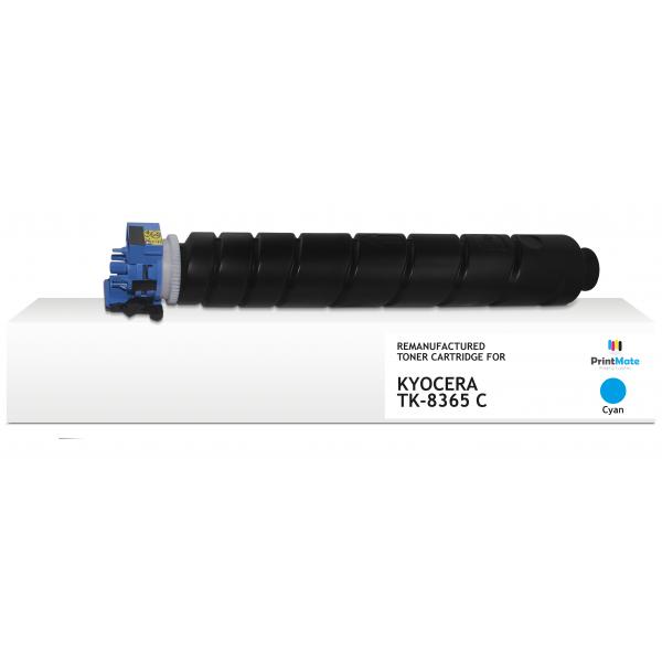PrintMate K40416F6 cartuccia toner 1 pz Compatibile Ciano (REMANUFACTURED CYAN TONER TK-8365C 12000P YIELD)