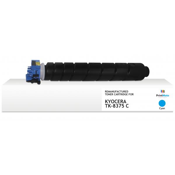 PrintMate K40430F6 cartuccia toner 1 pz Compatibile Ciano (REMANUFACTURED CYAN TONER TK-8375C 20000P YIELD)