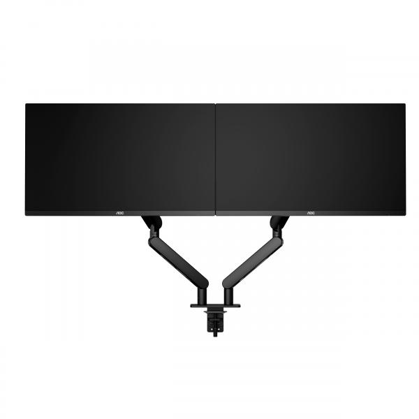AOC AM420B Supporti a parete per TV 86,4 cm [34] Scrivania Nero (AM420 DUAL MONITOR ARM - BLACK - )