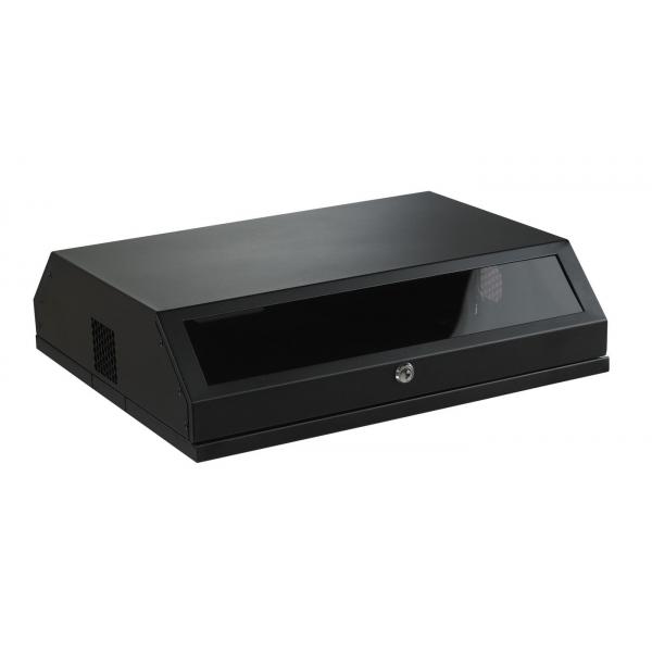 Lanview RWSLMBL rack 8U Da parete Nero (19 3U+5U= 8U W= 537mm - D=475mm BLACK WALL MOUNT - BLACK - Warranty: 60M)