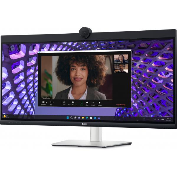 DELL P Series P3424WEB Monitor PC 86,7 cm [34.1] 3440 x 1440 Pixel 4K Ultra HD LCD Nero (34 CURVED VIDEO CONF P3424WEB - 21:9 3440X1440 5MS 1000:1 HDMI)