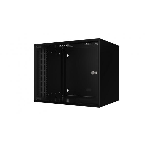 Lanview RUM09U40MNBL rack 9U Da parete Nero (19 9U Rack Wall Mount 565 x - 400 x 440mm SOHO - Black - - Unassembled - Warranty: 60M)