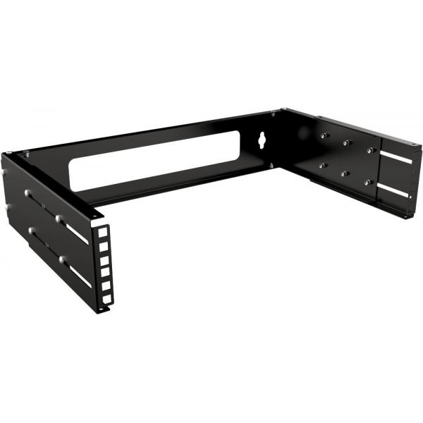 Lanview RAR200BL rack 2U Da parete Nero (19 2U Adjustable Depth Open - Frame Rack Wall Mount - Black - Warranty: 60M)