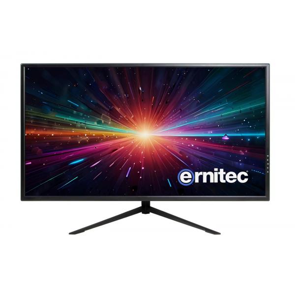Ernitec 0070-24132-POE Monitor PC 81,3 cm [32] 3840 x 2160 Pixel 4K Ultra HD LCD Nero (32 POE powered Surveillance - monitor for 24/7 Use, 4K - Resolution 1 x HDMI 2.0, 1 x Display Port, 2 x Speakers