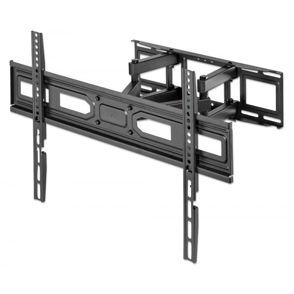 Manhattan 462440 Supporto TV a parete 2,03 m [80] Nero (TV/MONITOR WALL MOUNT - FULL-MOTION 65IN VESA TO 600X400)
