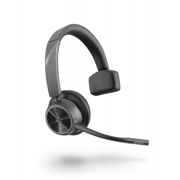 POLY VOYAGER 4310 UC Auricolare Wireless A Padiglione Ufficio USB tipo A Bluetooth Nero (VOYAGER 4310 UC Headset - Wireless POLY VOYAGER 4310 - UC, Wireless, Office/Call center, 122 g, Headset, Black