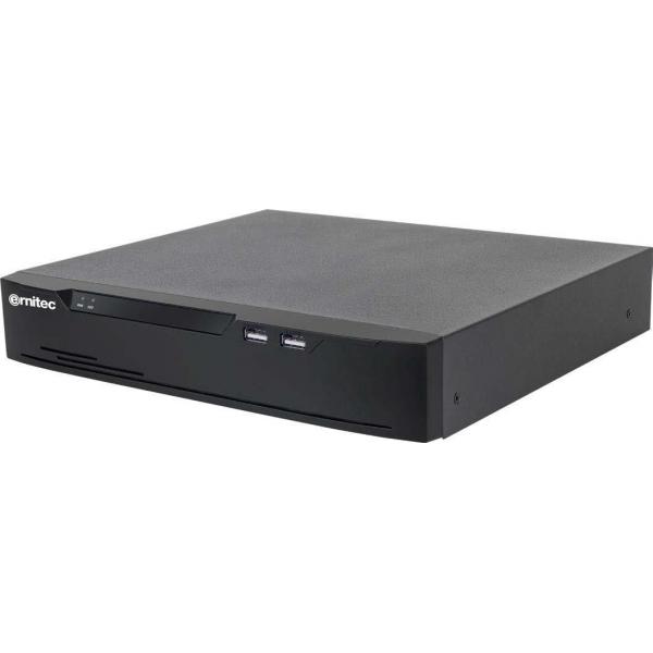 Ernitec 0070-10400 Videoregistratore di rete [NVR] Nero (Cygnus 4 Channel NVR, 1U, 4 - Ports PoE, 2 HDD Bays - NDAA - Warranty: 60M)