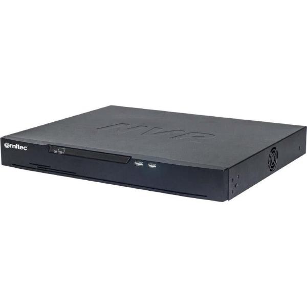Ernitec 0070-10403 Videoregistratore di rete [NVR] Nero (Cygnus 16 Channel NVR, 1U, 16 - Ports PoE, 2 HDD - NDAA - Warranty: 60M)