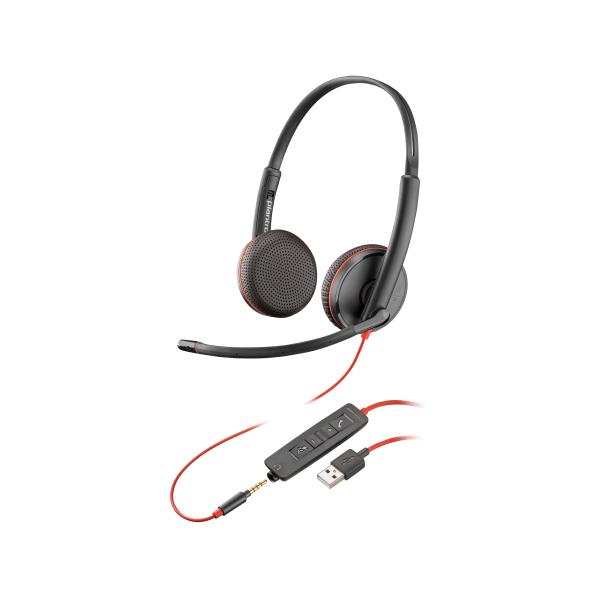 Blackwire 3225 Stereo USB-A - Headset - Warranty: 36M