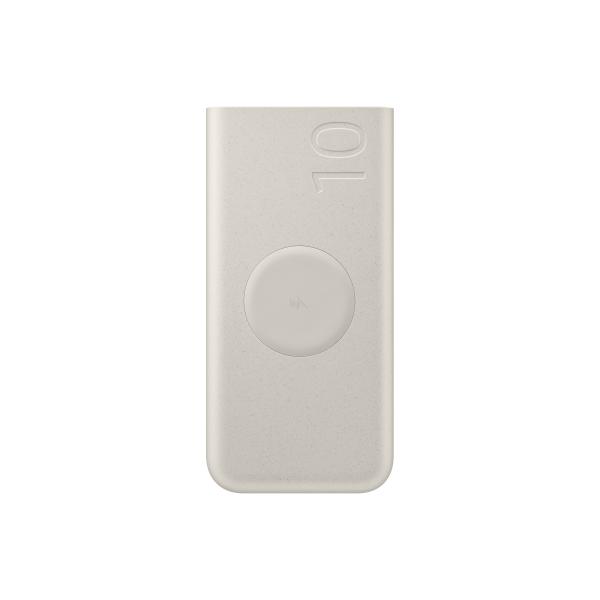 Samsung EB-U2510XUEGEU batteria portatile 10000 mAh Carica wireless Beige (10Ah Wireless Battery Pack - [SFC 25W] Common Beige - Warranty: 24M)