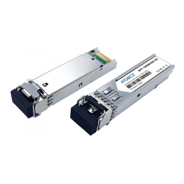 ATGBICS E1MG-SX-A8-C modulo del ricetrasmettitore di rete Fibra ottica 1000 Mbit/s SFP 850 nm (Ruckus Brocade compatible Transceiver 8 x SFP 1000Base-SX [850nm, MMF, 550m, LC, DOM])