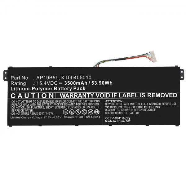 CoreParts MBXAC-BA0121 ricambio per laptop Batteria (Laptop Battery for Acer - 51.68Wh 15.2V 3400mAh - Warranty: 12M)