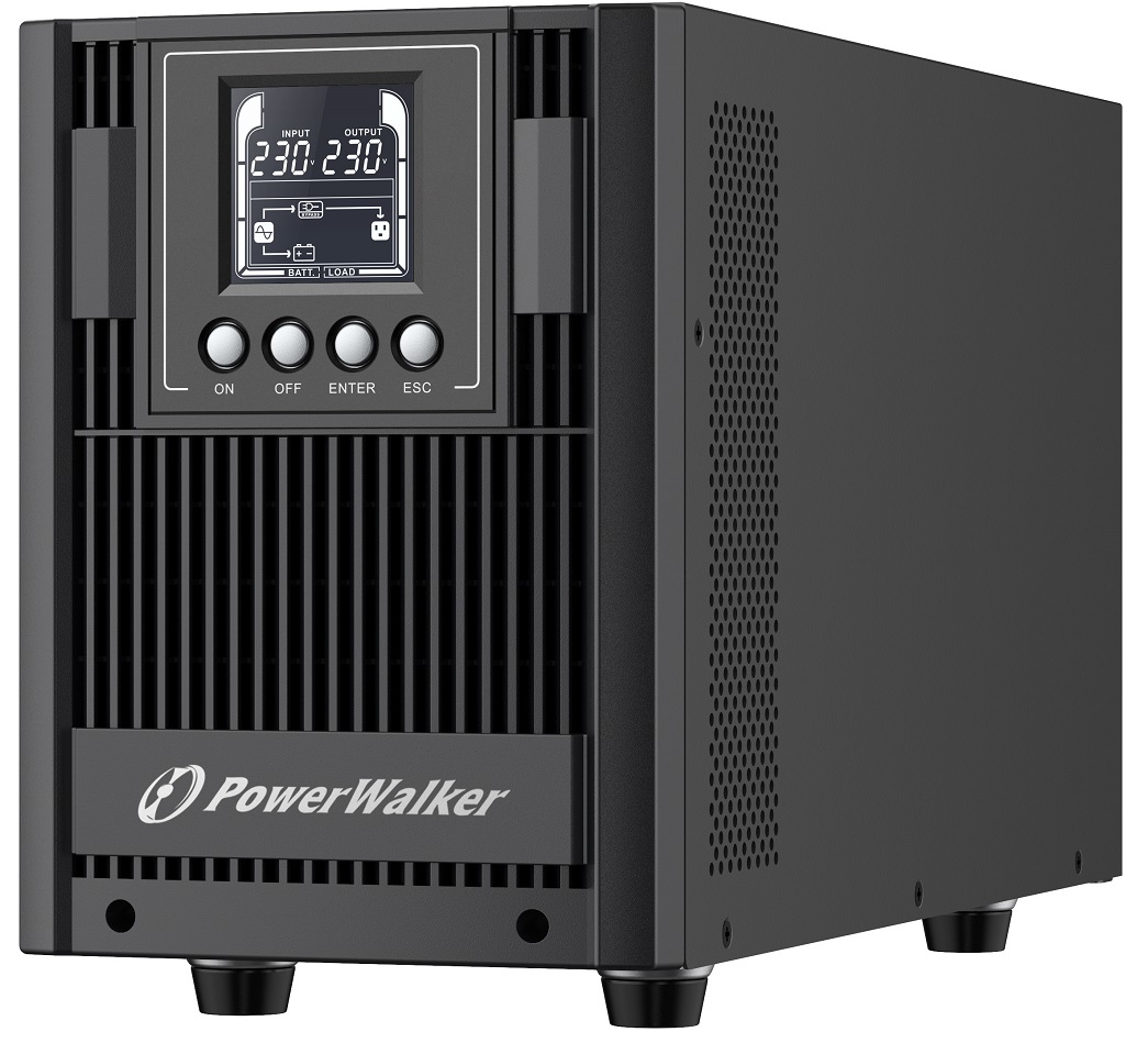 PowerWalker VFI 2000 AT gruppo di continuità [UPS] Doppia conversione [online] 2 kVA 1800 W 4 presa[e] AC (VFI 2000 AT UPS 2000VA/1800W - Online UPS, Intelligent Slot, - HID driver, Easy to Connect B