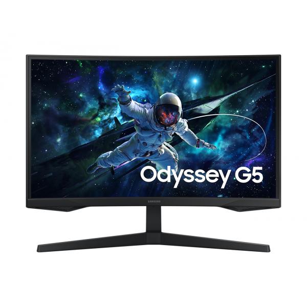 Samsung LS27CG552EU Monitor PC 68,6 cm [27] 2560 x 1440 Pixel Quad HD LED Nero (SAMSUNG 27 G55C QHD 165HZ ODYSSEY GA)