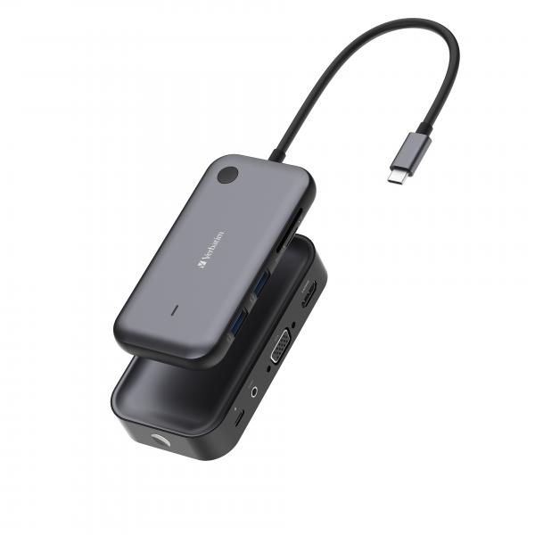 Verbatim 32146 adattatore per lettori wireless USB Full HD Desktop (Verbatim Share My Screen USB-C Wirel.Displ.Ad. 1080P/Hub 32146)