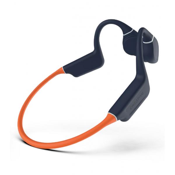 Creative Labs EF1081 Auricolare Wireless A clip USB tipo-C Bluetooth Nero, Arancione (OUTLIER FREEPROPLUS SPORT EARBUD ORG)
