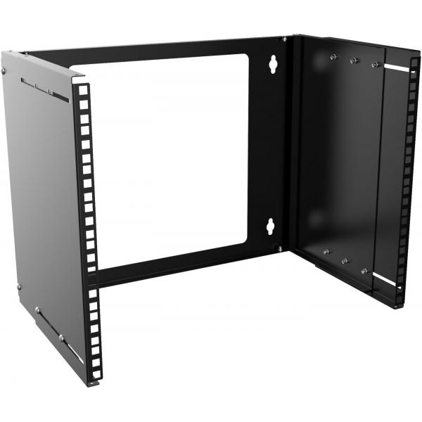 Lanview RAR215BL rack 8U Nero (19 8U Adjustable Depth Open - Frame Rack Wall Mount - Black - Warranty: 60M)