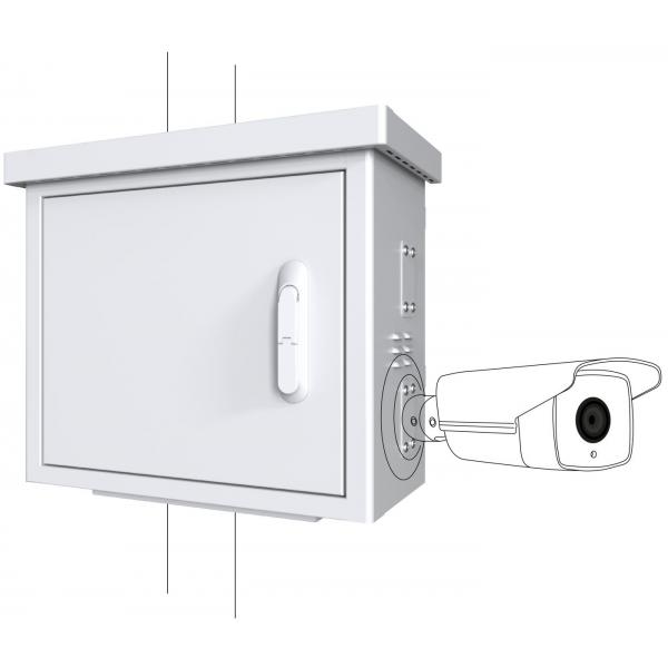 Lanview RCCTV002 rack 0U Bianco (Midi Radius Pole Mounted CCTV - Cabinet For 4 cameras 600 x - 300 x 550mm - White - Warranty: 60M)