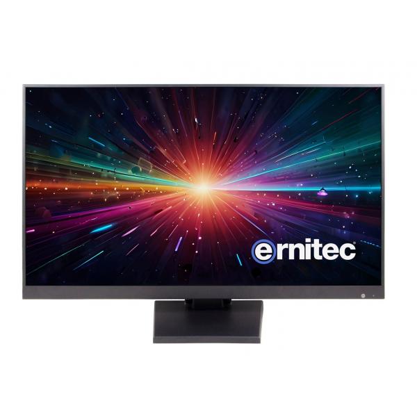 Ernitec 0070-24222-AC-M Monitor PC 55,9 cm [22] 1920 x 1080 Pixel Full HD LCD Nero (22 Surveillance monitor for - 24/7 Use, 1080P Resolution 1 - x HDMI 2.0, 1 x VGA, 2 x BNC inputs. 1 x BNC output, 2