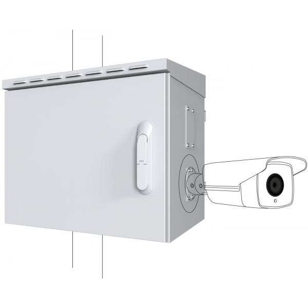 Lanview RCCTV005 rack 0U Bianco (Midi Classic Pole Mounted - CCTV Cabinet For 4 cameras - 575 x 425 x 500mm - White - Warranty: 60M)