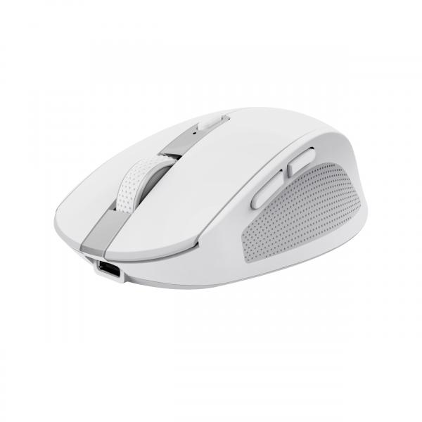 Trust Ozaa mouse Ufficio Mano destra RF senza fili + Bluetooth Ottico 3200 DPI (OZAA COMPACT WIRELESS - MOUSE WHT)