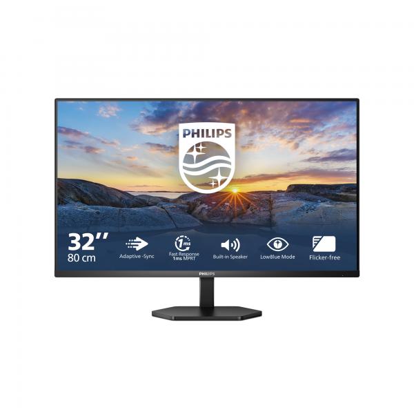 Philips Serie 3000 32E1N3100LA/00 Monitor PC 80 cm [31.5] 1920 x 1080 Pixel Full HD LCD Nero (Philips 32E1N3100LA - 3000 Series - LED monitor - 32 [31.5 viewable] - 1920 x 1080 Full HD [1080p] @ 75 H