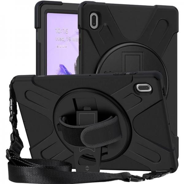 eSTUFF ES681858-BULK custodia per tablet Nero (Galaxy Tab S10+/S9 - FE+/S9+/S8+/S7 FE/S7+ AUSTIN - Defender without built-in screen protector. Black - Warranty: 24M)