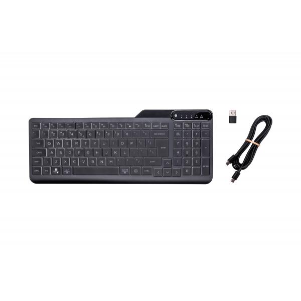 HP Tastiera cablata 400 retroilluminata (400 Backlit Wired Keyboard - Warranty: 12M)