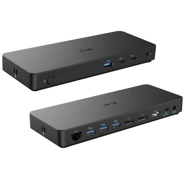 i-tec C31TRIPLEDOCKPDPRO2UK replicatore di porte e docking station per laptop Cablato USB 3.2 Gen 1 [3.1 Gen 1] Type-C Nero (i-tec USB-C Triple Display Docking Station Gen 2 Pro + Power Delivery 100W