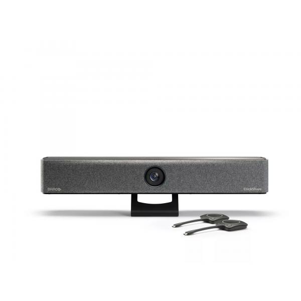 Barco Bar Pro Grigio 3840 x 2160 Pixel 30 fps (Barco ClickShare Bar Pro - All-in-One video bar - power adapter included)