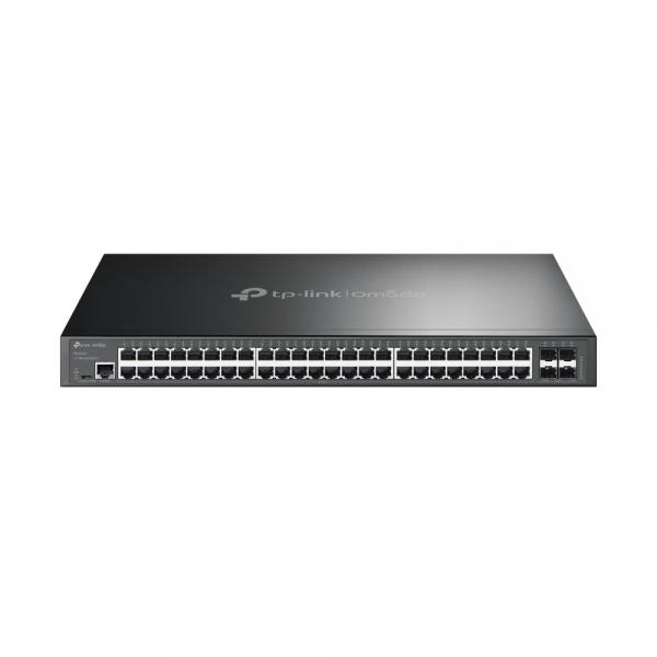 TP-Link Omada SG3452X switch di rete Gestito L2+ Gigabit Ethernet [10/100/1000] 1U Nero (TP-LINK JETSTREAM 48PT GB + MAN SWITCH)
