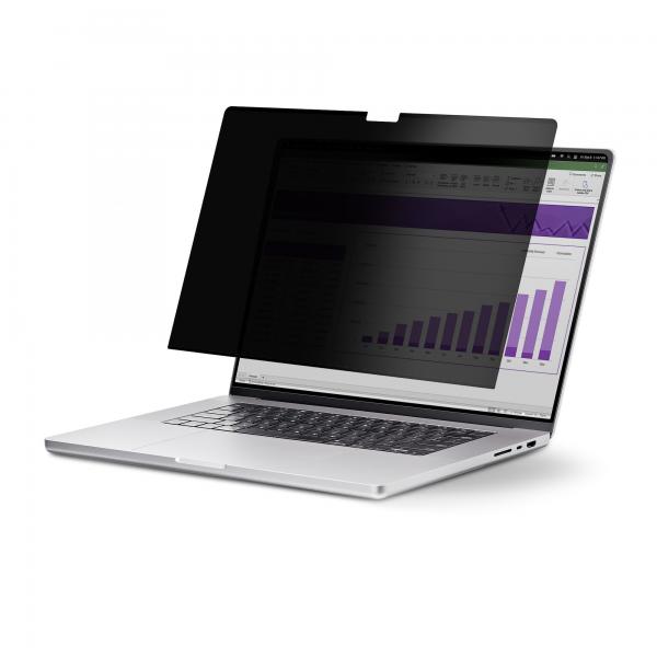 StarTech.com Filtro privacy per MacBook Pro 21/23 da 14, Privacy Screen Protector antiriflesso rimovibile e reversibile, pellicola protettiva magnetica per laptop con riduzione della luce blu del 51%