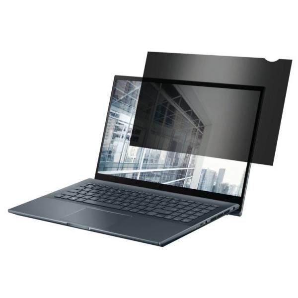 eSTUFF GLBB14304190 schermo anti-riflesso 35,8 cm [14.1] Computer portatile Filtro per la privacy senza bordi per display (Privacy Filter 14.1 304 mm x - 190 mm 16:10 Supports Touch - Screens - Warra