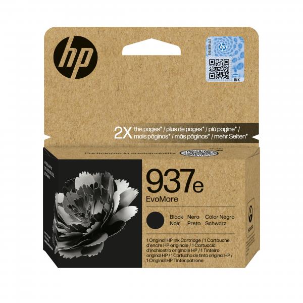 HP Cartuccia di inchiostro nero originale 937e EvoMore (HP 937E EvoMore Ink Cart Blk)