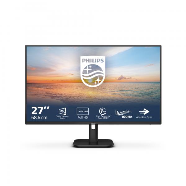Philips Serie 1000 27E1N1100A/00 Monitor PC 68,6 cm [27] 1920 x 1080 Pixel Full HD LCD Nero (Philips 27E1N1100A - 1000 Series - monitor a LED - 27 - 1920 x 1080 Full HD [1080p] @ 100 Hz - IPS - 250 c