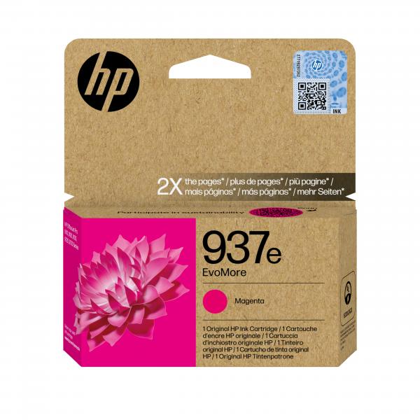 HP Cartuccia di inchiostro magenta originale 937e EvoMore (HP 937E EvoMore Ink Cart Mag)
