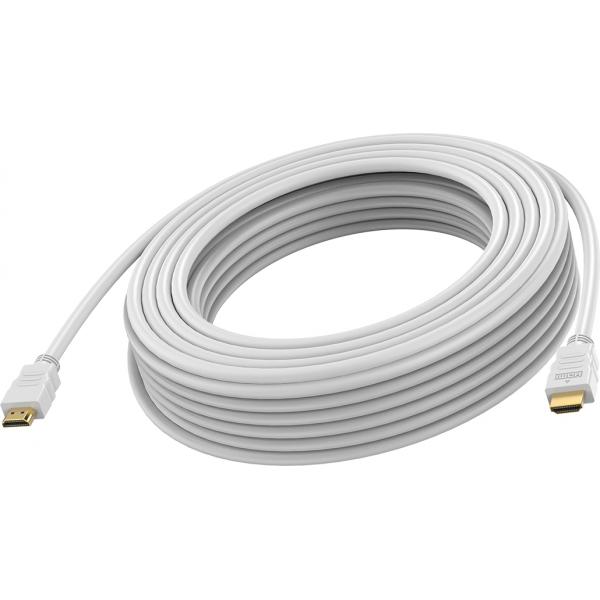 Vision TC 10MHDMI8K cavo HDMI 10 m HDMI tipo A [Standard] Bianco (10 m HDMI cable - 8k at 60 hz - HDMI version 2.1 - 48 gbps - double shielded - gold plated connectors - HDMI [m] to HDMI [m] - outer