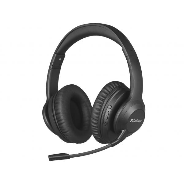 Sandberg 126-45 cuffia e auricolare Wireless A Padiglione Musica/Giornaliera Bluetooth Nero (Wireless Headset ANC+ENC Pro - Bluetooth Headset ANC+ENC Pro - Warranty: 60M)